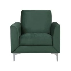 Beliani Fauteuil FENES - Groen Fluweel 9 Beliani Fauteuil FENES - Groen Fluweel -Fauteuilwinkel 003e58390d7d433d840918203f66fbc6