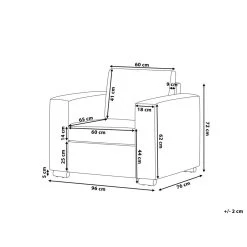 Beliani Fauteuil HELSINKI - Zwart Leer -Fauteuilwinkel 0754457dd21d4180af5fbb2efb8dfcf9