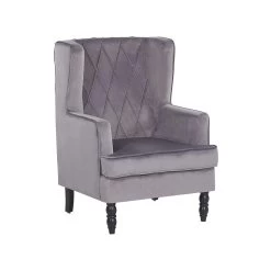 Beliani Fauteuil SANDSET - Grijs Fluweel 9 Beliani Fauteuil SANDSET - Grijs Fluweel -Fauteuilwinkel 0c00a4f6a04048f5a318a061ba4921fa