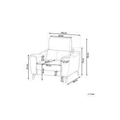 Beliani Fauteuil NARWIK - Bruin Kunstleer, Leer -Fauteuilwinkel 0fc1815d8ca247628e7ebd83bff4a409
