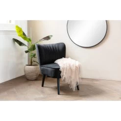 Lifa Living Stoel Sofia, Zwart -Fauteuilwinkel 1000014202 0102