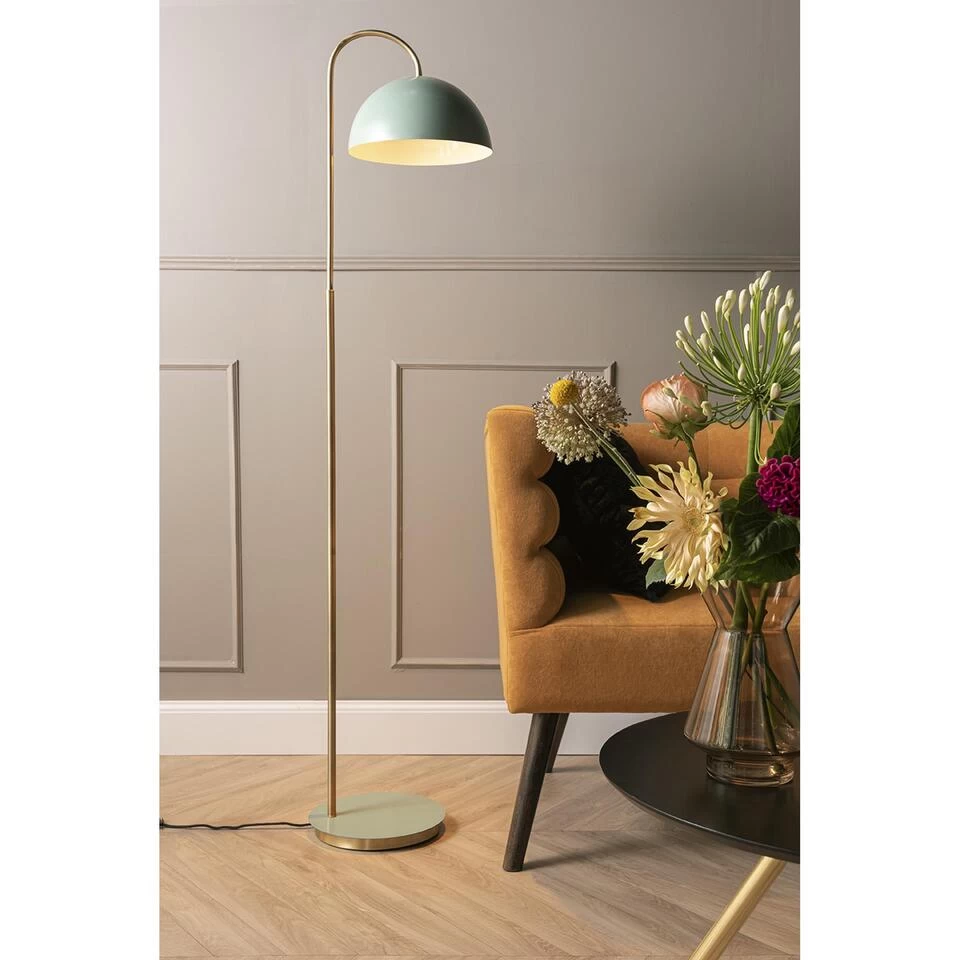 Leitmotiv Stoel Explicit - Suede Look Okergeel - 74x71x74cm 4 Leitmotiv Stoel Explicit - Suede Look Okergeel - 74x71x74cm - Afbeelding 2