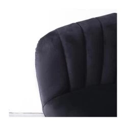 Giga Meubel Fauteuil Velvet Zwart - Amy -Fauteuilwinkel 1000027534 0102