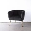 Giga Meubel Fauteuil Velvet Zwart - Amy 1 Giga Meubel Fauteuil Velvet Zwart - Amy -Fauteuilwinkel 1000027534