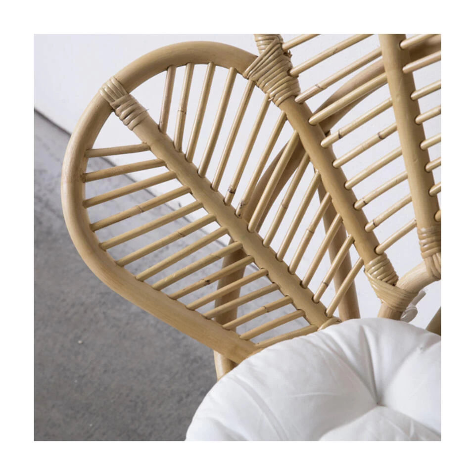 Giga Meubel Rotan Stoel - Zithoogte 43cm - 90x40x94cm - Leaf Chair Rotan 6 Giga Meubel Rotan Stoel - Zithoogte 43cm - 90x40x94cm - Leaf Chair Rotan - Afbeelding 4