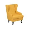 Beliani Fauteuil ALTA - Geel Polyester 2 Beliani Fauteuil ALTA - Geel Polyester -Fauteuilwinkel 1000027719