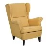 Beliani Oorfauteuil ABSON - Geel Polyester 2 Beliani Oorfauteuil ABSON - Geel Polyester -Fauteuilwinkel 1000027731