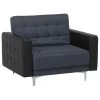 Beliani Fauteuil ABERDEEN - Grijs Polyester