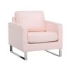 Beliani Fauteuil VIND - Roze Polyester -Fauteuilwinkel 1000027771