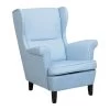 Beliani Oorfauteuil ABSON - Blauw Polyester -Fauteuilwinkel 1000027783