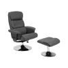 Beliani Massagestoel LEGEND - Grijs Kunstleer -Fauteuilwinkel 1000027791