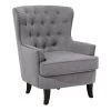 Beliani Fauteuil VIBORG - Grijs Polyester