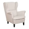 Beliani Oorfauteuil ABSON - Beige Polyester 1 Beliani Oorfauteuil ABSON - Beige Polyester -Fauteuilwinkel 1000027803