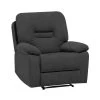 Beliani Fauteuil BERGEN - Grijs Polyester -Fauteuilwinkel 1000027806