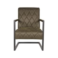 LABEL51 Fauteuil Denmark - Army Green - Microfiber -Fauteuilwinkel 1000028404 0101
