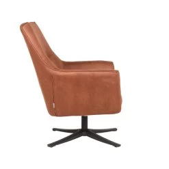 LABEL51 Fauteuil Tod - Cognac - Microfiber -Fauteuilwinkel 1000028406 0102