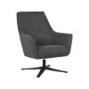 LABEL51 Fauteuil Tod - Antraciet - Weave -Fauteuilwinkel 1000028411