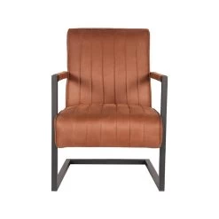 LABEL51 Fauteuil Milo - Cognac - Microfiber -Fauteuilwinkel 1000028420 0101