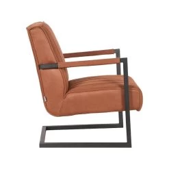LABEL51 Fauteuil Milo - Cognac - Microfiber -Fauteuilwinkel 1000028420 0102