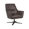 LABEL51 Fauteuil Tod - Antraciet - Microfiber -Fauteuilwinkel 1000028430