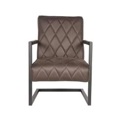 LABEL51 Fauteuil Denmark - Antraciet - Microfiber -Fauteuilwinkel 1000028437 0101