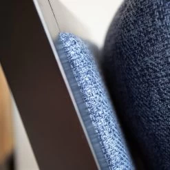 Industriële Fauteuil Morris Stof Blauw - Stof - Blauw -Fauteuilwinkel 1000041981 0103