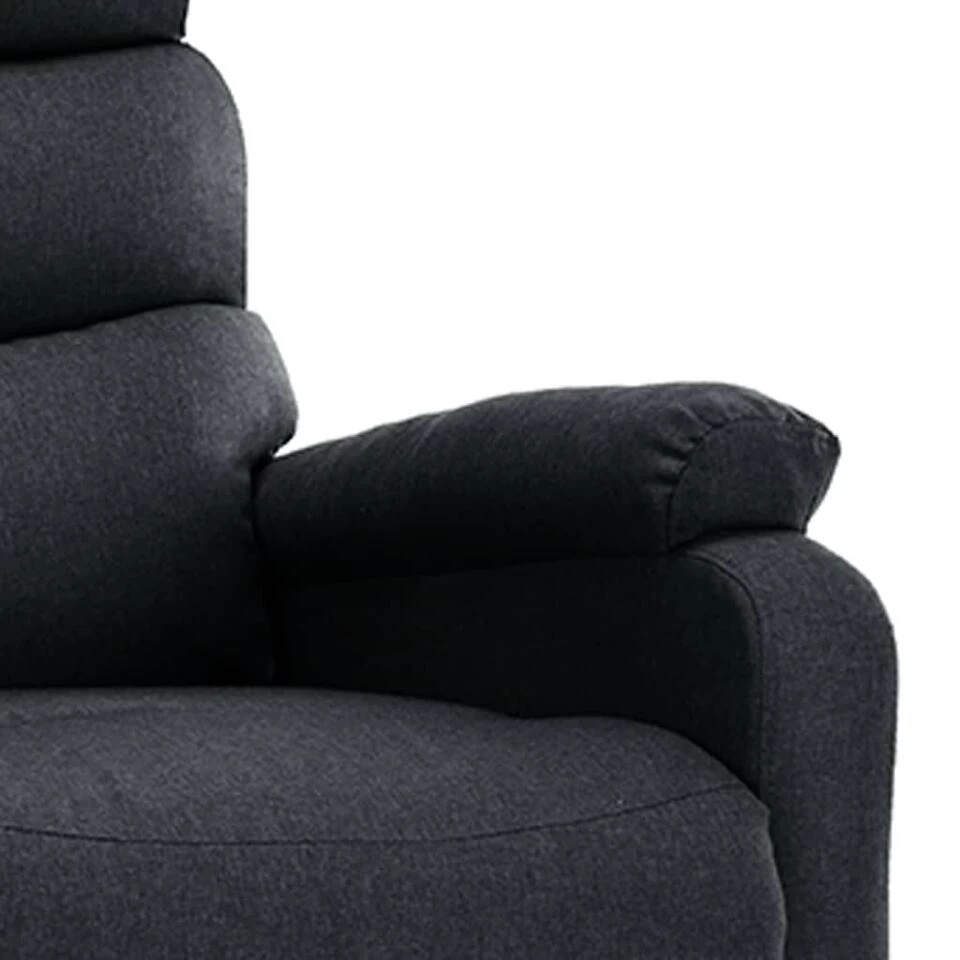 VidaXL Fauteuil Elektrisch Verstelbaar Stof Donkergrijs 5 VidaXL Fauteuil Elektrisch Verstelbaar Stof Donkergrijs - Afbeelding 3