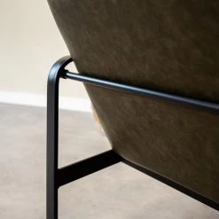 Industriële Fauteuil Mitch Groen - Kunstleder - Groen -Fauteuilwinkel 1000042020 0103