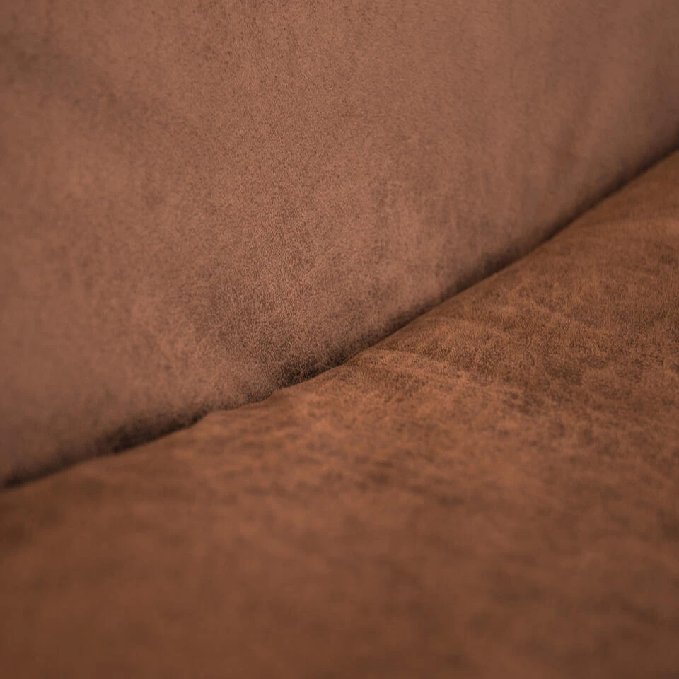 Industriële Fauteuil Cognac Lowen Eco Leer - Leder - Bruin 6 Industriële Fauteuil Cognac Lowen Eco Leer - Leder - Bruin - Afbeelding 4