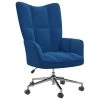 VidaXL Relaxstoel Fluweel Blauw -Fauteuilwinkel 1000054686