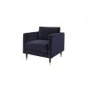 Fauteuil Velvet Blauw Brooklyn - Stof - Blauw