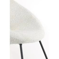 Stoel Antony - Crème - Bouclé -Fauteuilwinkel 1000063169 0102