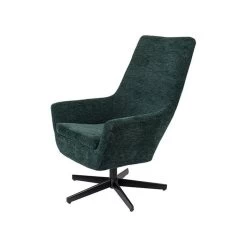 Giga Meubel Fauteuil Ribstof Groen - 79x76x98cm - Stoel Bruno -Fauteuilwinkel 1000068561 0102