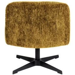 Giga Meubel Fauteuil Ribstof Oker - 71x65x72,5cm - Stoel Belmond -Fauteuilwinkel 1000068566 0102