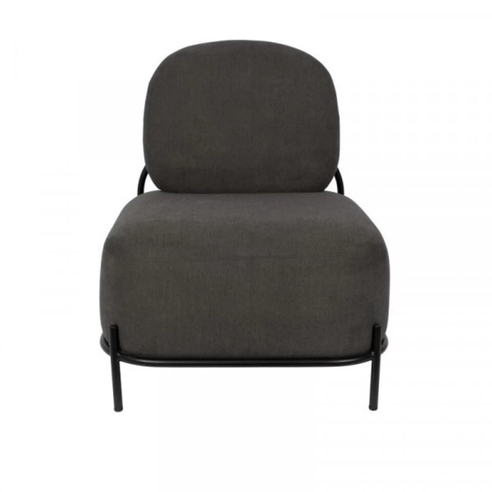Giga Meubel Fauteuil Stof Grijs - 71x66x77cm - Stoel Polly 5 Giga Meubel Fauteuil Stof Grijs - 71x66x77cm - Stoel Polly - Afbeelding 3