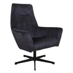 Fauteuil Draaibaar Casper Velvet Antraciet - Stof - Grijs 9 Fauteuil Draaibaar Casper Velvet Antraciet - Stof - Grijs -Fauteuilwinkel 1000072638 0103