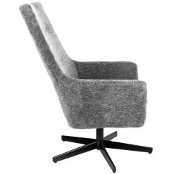Puur Vogar Fauteuil Ribstof - Stof - Grijs -Fauteuilwinkel 1000074924 0103