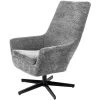 Puur Vogar Fauteuil Ribstof - Stof - Grijs -Fauteuilwinkel 1000074924