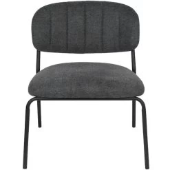 Puur Viken Fauteuil Donkergrijs/zwart - Stof - Grijs -Fauteuilwinkel 1000074928 0102
