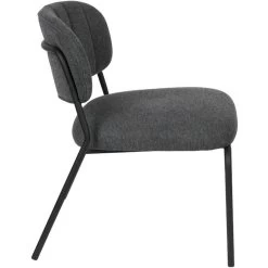 Puur Viken Fauteuil Donkergrijs/zwart - Stof - Grijs -Fauteuilwinkel 1000074928 0103