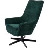 Puur Fauteuil Bruno Rib - Stof - Groen -Fauteuilwinkel 1000074938