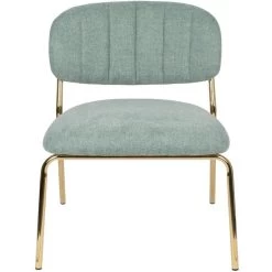 Puur Viken Fauteuil Lichtgroen/goud - Stof - Groen -Fauteuilwinkel 1000074941 0102