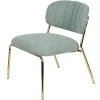 Puur Viken Fauteuil Lichtgroen/goud - Stof - Groen -Fauteuilwinkel 1000074941