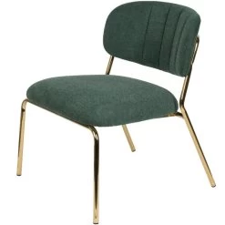 Puur Viken Fauteuil Donkergroen/goud - Stof - Groen -Fauteuilwinkel 1000074943 0101