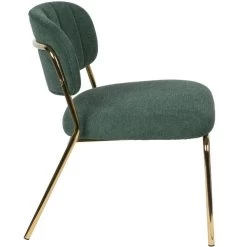 Puur Viken Fauteuil Donkergroen/goud - Stof - Groen -Fauteuilwinkel 1000074943 0103