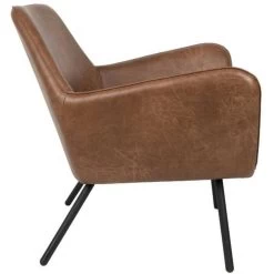Puur Berg Fauteuil PU-leer - Lederlook - Bruin -Fauteuilwinkel 1000074947 0103