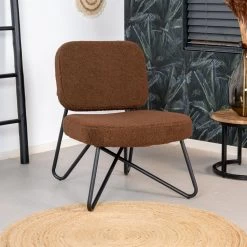 Teddy Fauteuil Jasmijn Bruin - Stof - Bruin 9 Teddy Fauteuil Jasmijn Bruin - Stof - Bruin -Fauteuilwinkel 1000074952 0103