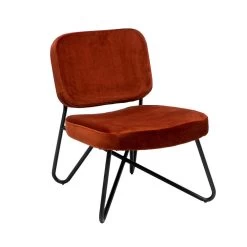 Velvet Fauteuil Jasmijn Koper - Stof - Koperkleurig -Fauteuilwinkel 1000074965 0103