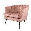 DS4U® Norah Fauteuil Velvet - Stof - Roze -Fauteuilwinkel 1000081203
