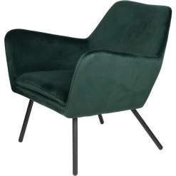 Puur Berg Fauteuil Velvet - Stof - Groen -Fauteuilwinkel 1000085105 0101